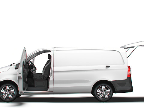 Mercedes Benz Vito Valve L2 HQ Interior 2024 3D Model
