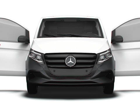 Mercedes Benz Vito Valve L2 HQ Interior 2024 3D Model