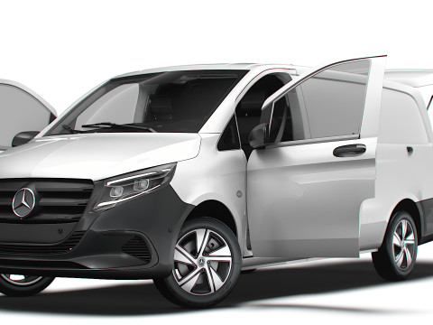 Mercedes Benz Vito Valve L2 HQ Interior 2024 3D Model