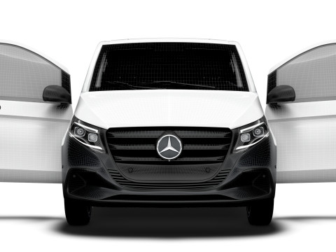 Mercedes Benz Vito Valve L2 HQ Interior 2024 3D Model