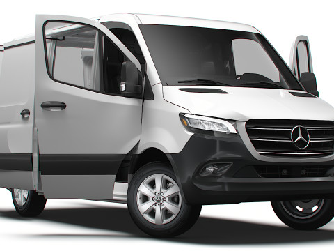 Mercedes Benz Sprinter L1H1 FWD HQ Interior 2025 3D Model