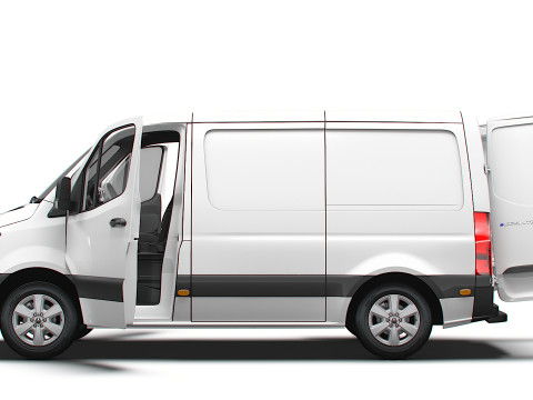 Mercedes Benz Sprinter L1H1 FWD HQ Interior 2025 3D मॉडल