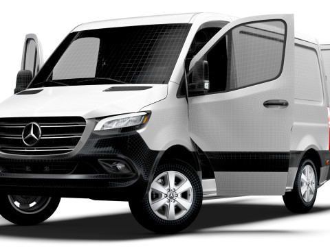 Mercedes Benz Sprinter L1H1 FWD HQ Interior 2025 3D मॉडल