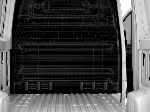 Mercedes Benz Sprinter L1H1 FWD HQ Interior 2025 3D Model
