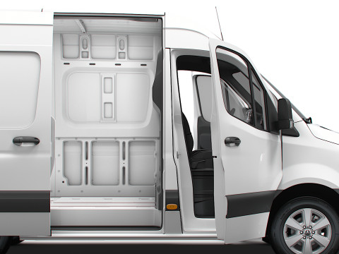 Mercedes Benz Sprinter L1H2 FWD HQ Interior 2025 3D 모델