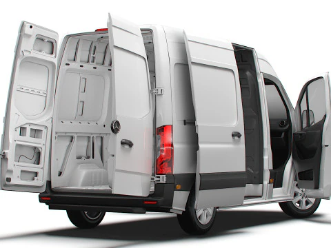 Mercedes Benz Sprinter L1H2 FWD HQ Interior 2025 3D Model