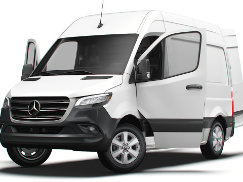 Mercedes Benz Sprinter L1H2 FWD HQ Interior 2025 3D 모델
