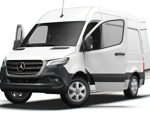 Mercedes Benz Sprinter L1H2 FWD HQ Interior 2025 3D Model