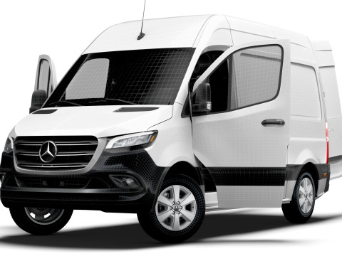Mercedes Benz Sprinter L1H2 FWD HQ Interior 2025 3D 모델