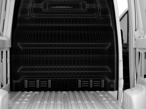 Mercedes Benz Sprinter L1H2 FWD HQ Interior 2025 3D Model