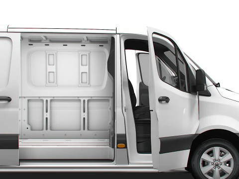 Mercedes Benz Sprinter L2H1 FWD HQ Interior 2025 3D Model