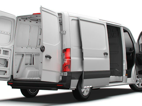 Mercedes Benz Sprinter L2H1 FWD HQ Interior 2025 3D Model