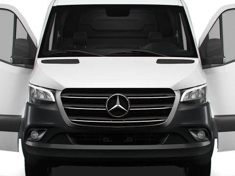 Mercedes Benz Sprinter L2H1 RWD HQ Interior 2025 3D Model
