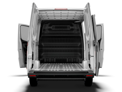 Mercedes Benz Sprinter L2H1 RWD HQ Interior 2025 3D 모델