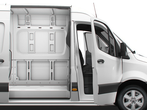 Mercedes Benz Sprinter L2H2 FWD HQ Interior 2025 3D 모델