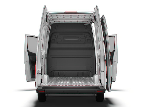 Mercedes Benz Sprinter L2H2 RWD HQ Interior 2025 3D Model