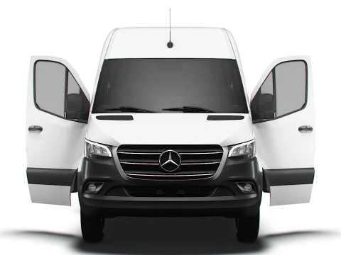 Mercedes Benz Sprinter L3H2 RWD HQ Interior 2025 3D Model