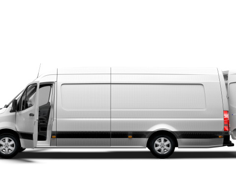 Mercedes Benz Sprinter L4H2 RWD HQ Interior 2025 3D Model