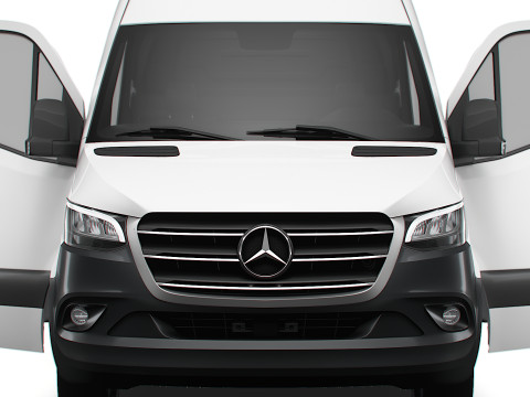 Mercedes Benz Sprinter L4H3 RWD HQ Interior 2025 3D मॉडल