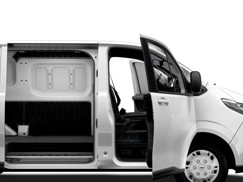 Chevrolet Express Max L1H1 HQ Interior 2025 Modello 3D