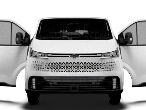 Chevrolet Express Max L1H1 HQ Interior 2025 Modello 3D