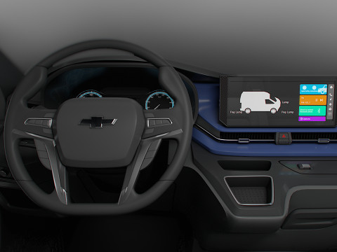 Chevrolet Express Max L1H2 HQ Interior 2025 3D Model