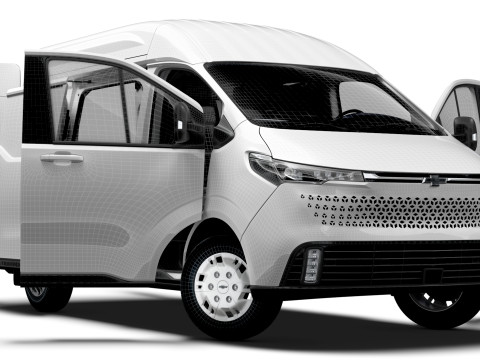 Chevrolet Express Max L1H2 HQ Interior 2025 3D Model
