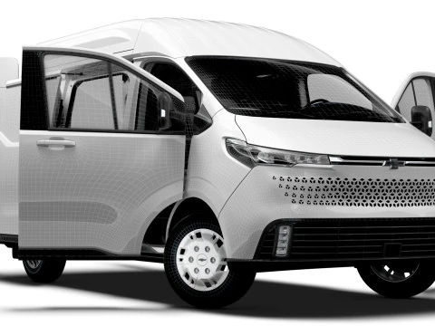 Chevrolet Express Max L1H2 HQ Interior 2025 3D Model