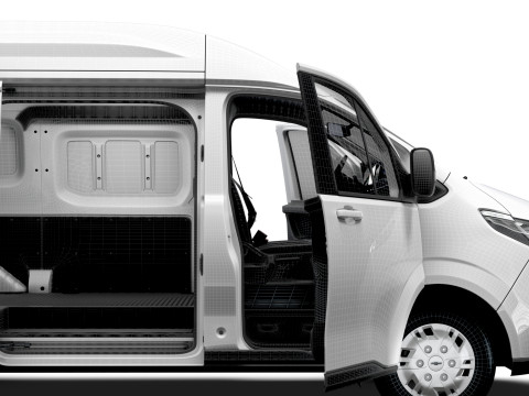 Chevrolet Express Max L1H2 HQ Interior 2025 3D Model