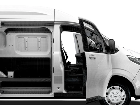Chevrolet Express Max L1H2 HQ Interior 2025 3D Model