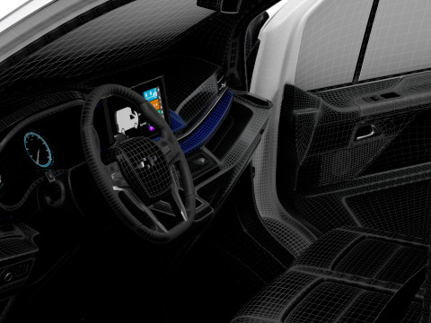 Chevrolet Express Max L1H2 HQ Interior 2025 3D Model