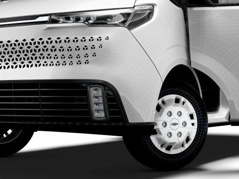Chevrolet Express Max L1H2 HQ Interior 2025 3D Model