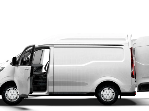 Chevrolet Express Max L1H2 HQ Interior 2025 3D Model