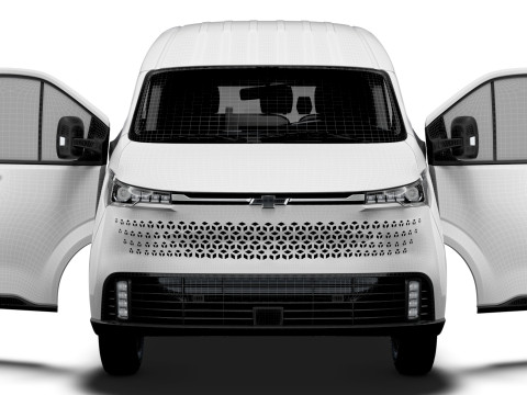 Chevrolet Express Max L1H2 HQ Interior 2025 3D Model