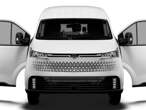Chevrolet Express Max L1H2 HQ Interior 2025 3D Model