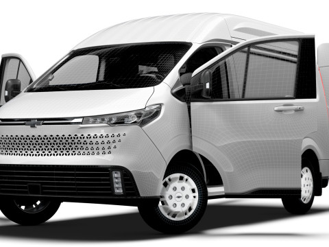 Chevrolet Express Max L1H2 HQ Interior 2025 3D Model
