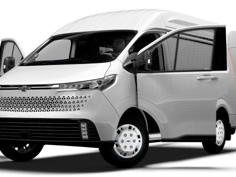Chevrolet Express Max L1H2 HQ Interior 2025 3D Model