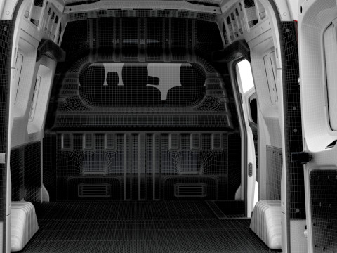 Chevrolet Express Max L1H2 HQ Interior 2025 3D Model