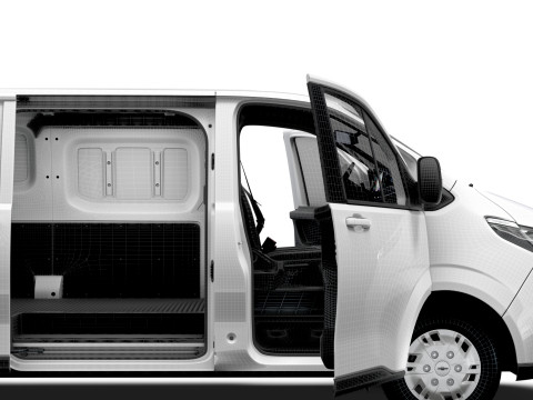 Chevrolet Express Max L2H1 HQ Interior 2025 3D 모델