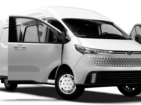 Chevrolet Express Max L2H2 HQ Interior 2025 3D Model
