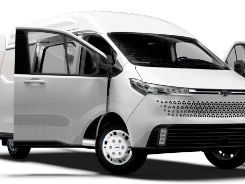 Chevrolet Express Max L2H2 HQ Interior 2025 3D Model