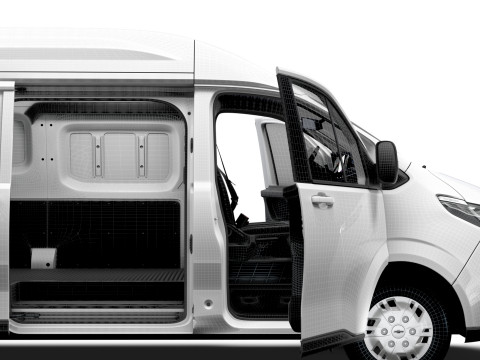 Chevrolet Express Max L2H2 HQ Interior 2025 3D Model