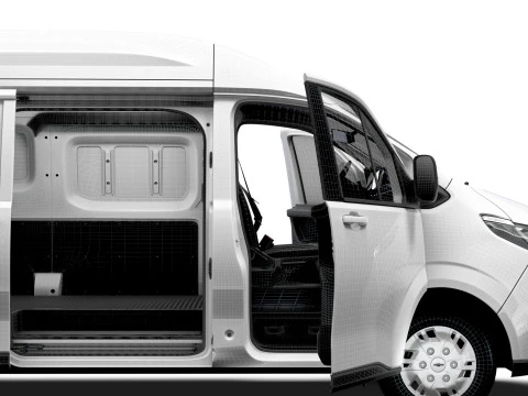 Chevrolet Express Max L2H2 HQ Interior 2025 3D Model
