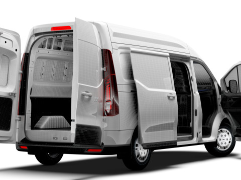 Chevrolet Express Max L2H2 HQ Interior 2025 3D Model