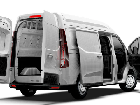 Chevrolet Express Max L2H2 HQ Interior 2025 3D Model