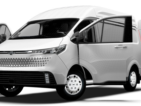 Chevrolet Express Max L2H2 HQ Interior 2025 3D Model