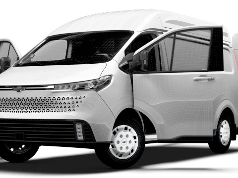 Chevrolet Express Max L2H2 HQ Interior 2025 3D Model