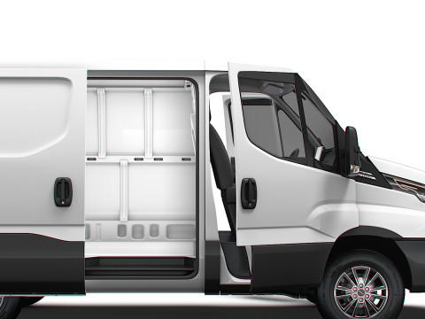 Iveco Daily Van L1H1 HQ Interior 2025 3D Model