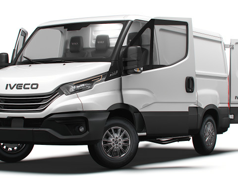 Iveco Daily Van L1H1 HQ Interior 2025 3D Model