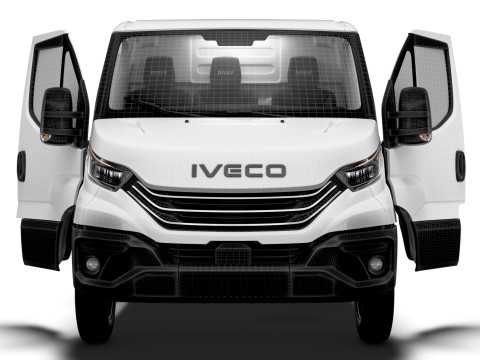 Iveco Daily Van L1H1 HQ Interior 2025 3D Model